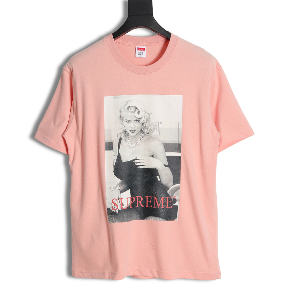Supreme Week 8 Anna Nicole Smith Anna Nicole Smith character pattern printing short-sleeved TEE
