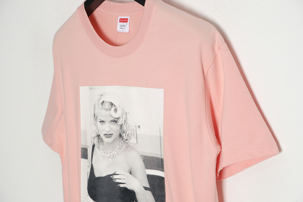 Supreme Week 8 Anna Nicole Smith Anna Nicole Smith character pattern printing short-sleeved TEE