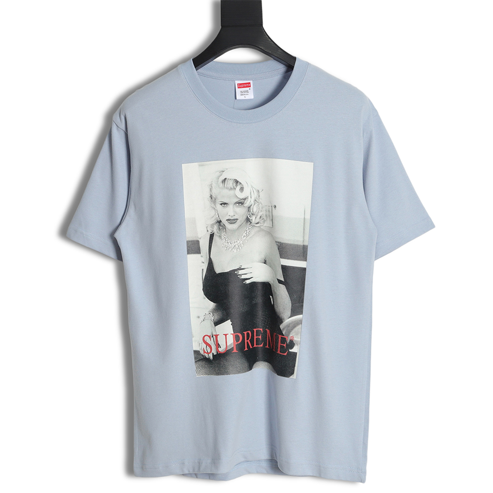 Supreme Week 8 Anna Nicole Smith Anna Nicole Smith character pattern printing short-sleeved TEE TSK1