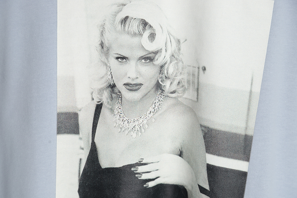 Supreme Week 8 Anna Nicole Smith Anna Nicole Smith character pattern printing short-sleeved TEE TSK1