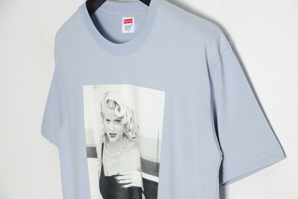 Supreme Week 8 Anna Nicole Smith Anna Nicole Smith character pattern printing short-sleeved TEE TSK1