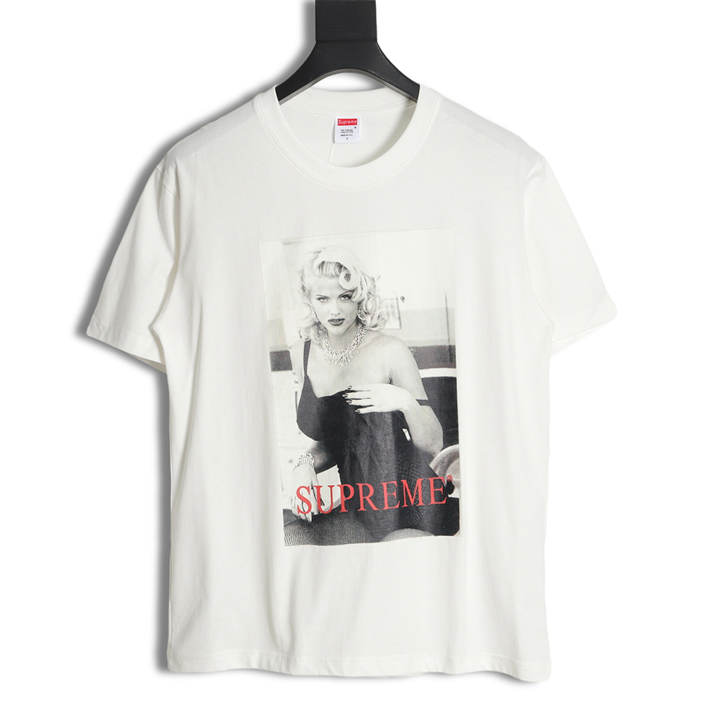 Supreme Week 8 Anna Nicole Smith Anna Nicole Smith character pattern printing short-sleeved TEE TSK3