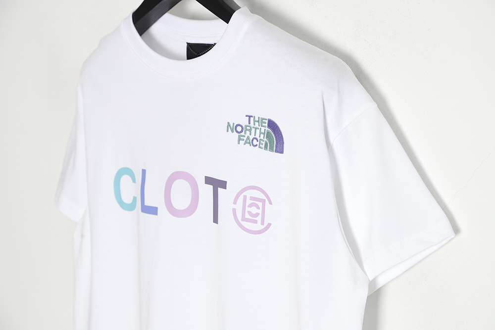 THE NORTH FACE x CLOT Guanxi same letter print short sleeve TSK1