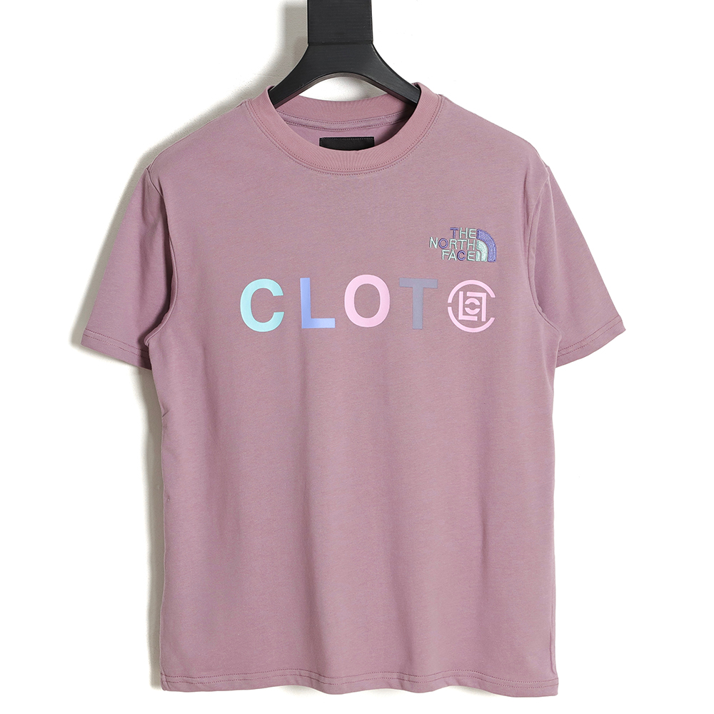 THE NORTH FACE x CLOT Guanxi same letter print short sleeve TSK2