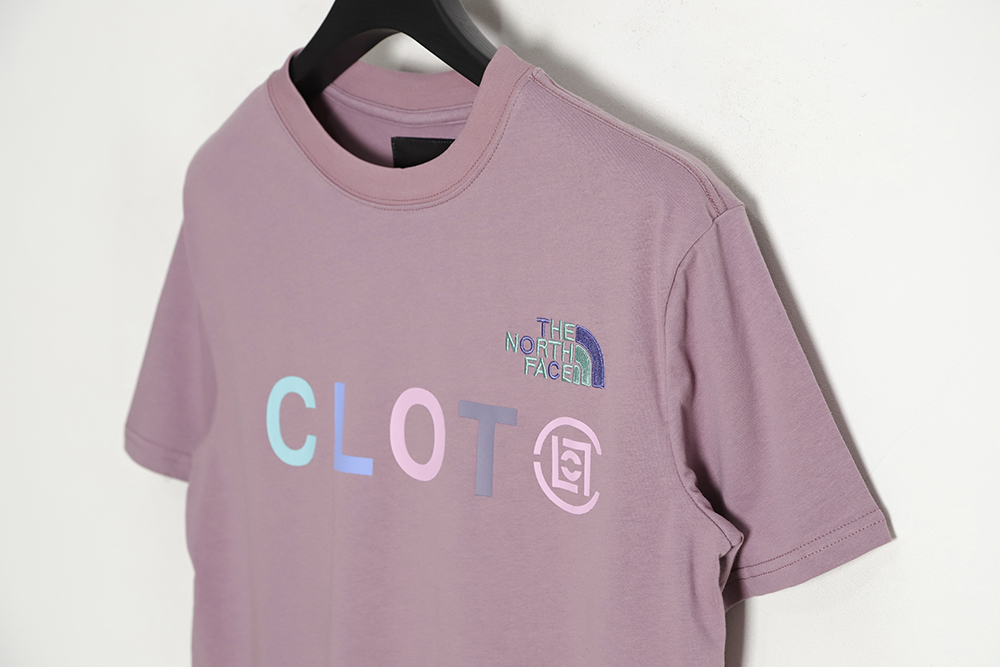 THE NORTH FACE x CLOT Guanxi same letter print short sleeve TSK2