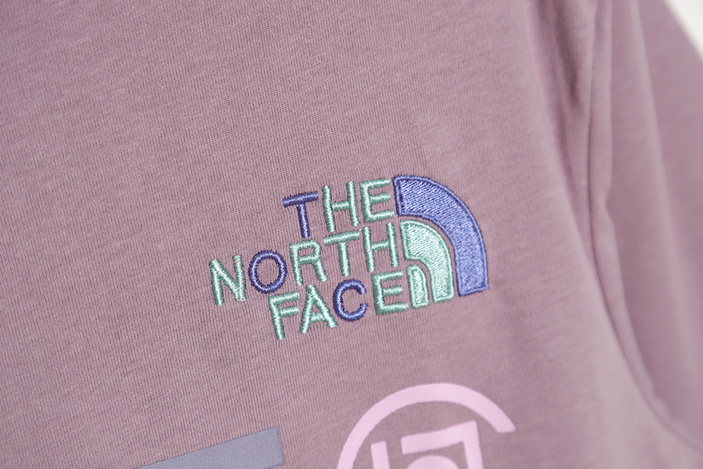 THE NORTH FACE x CLOT Guanxi same letter print short sleeve TSK2