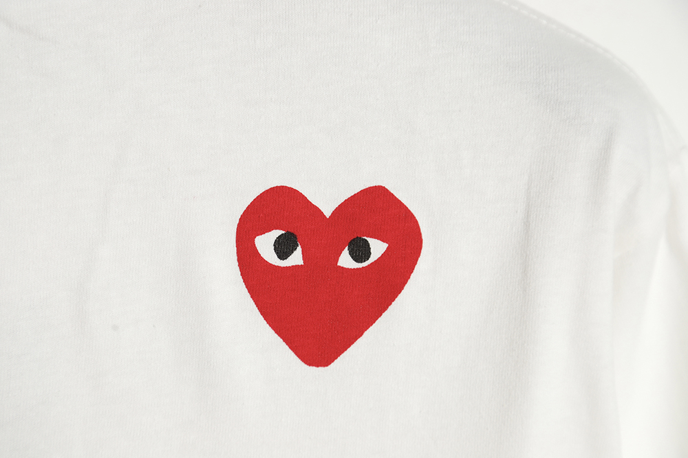 The North Face x CDG Play Rei Kawakubo Joint "olay together" Series Logo Short Sleeve