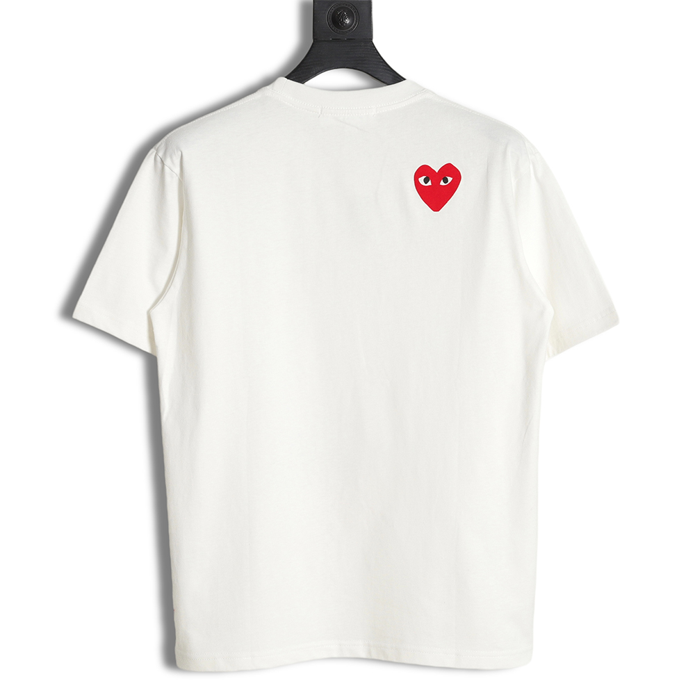 The North Face x CDG Play Rei Kawakubo Joint "olay together" Series Logo Short Sleeve