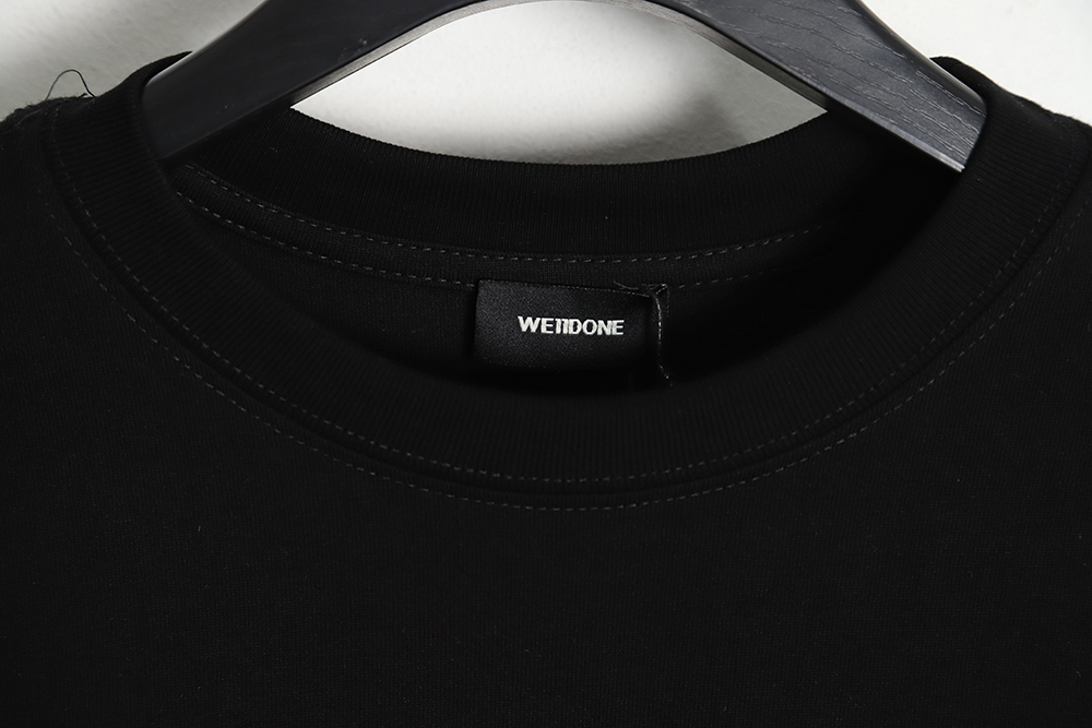 WE11 DONE post-it note love print short-sleeved T-shirt TSK1
