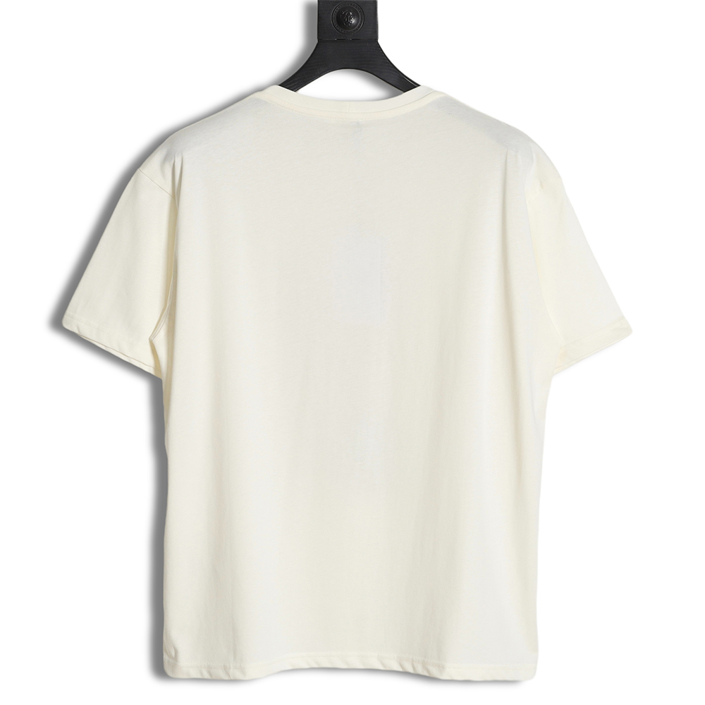 Celine 23SS oil painting coconut tree print short-sleeved T-shirt