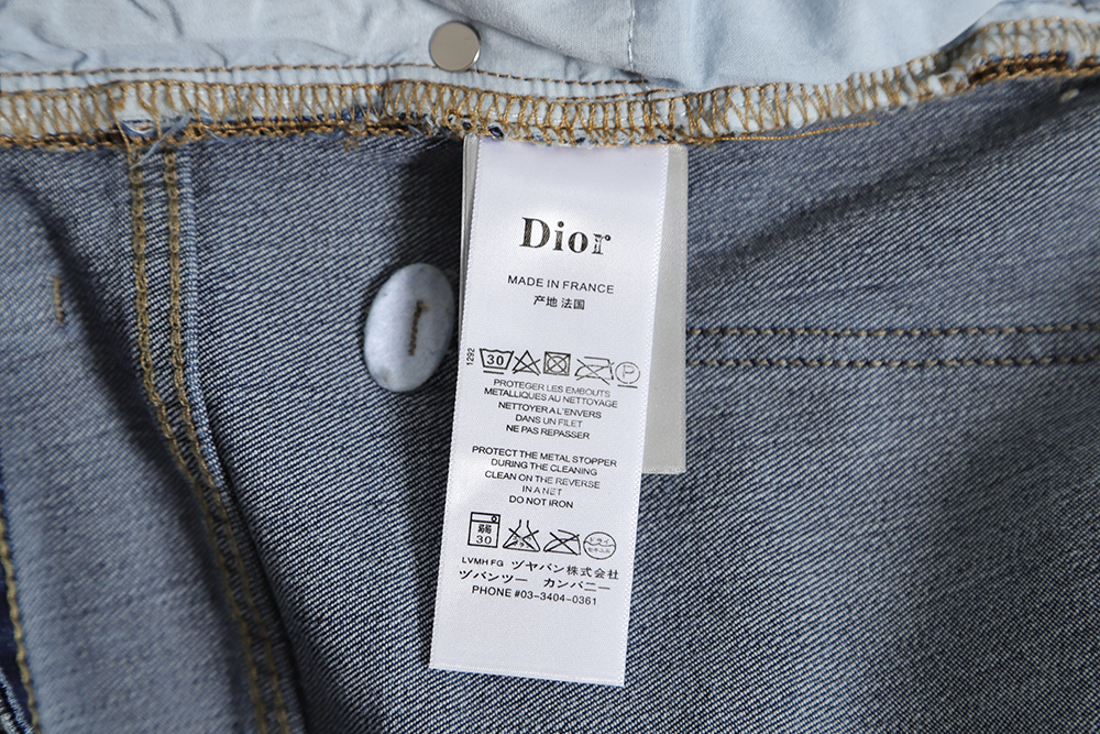 DIOR Pocket all over print LOGO jeans