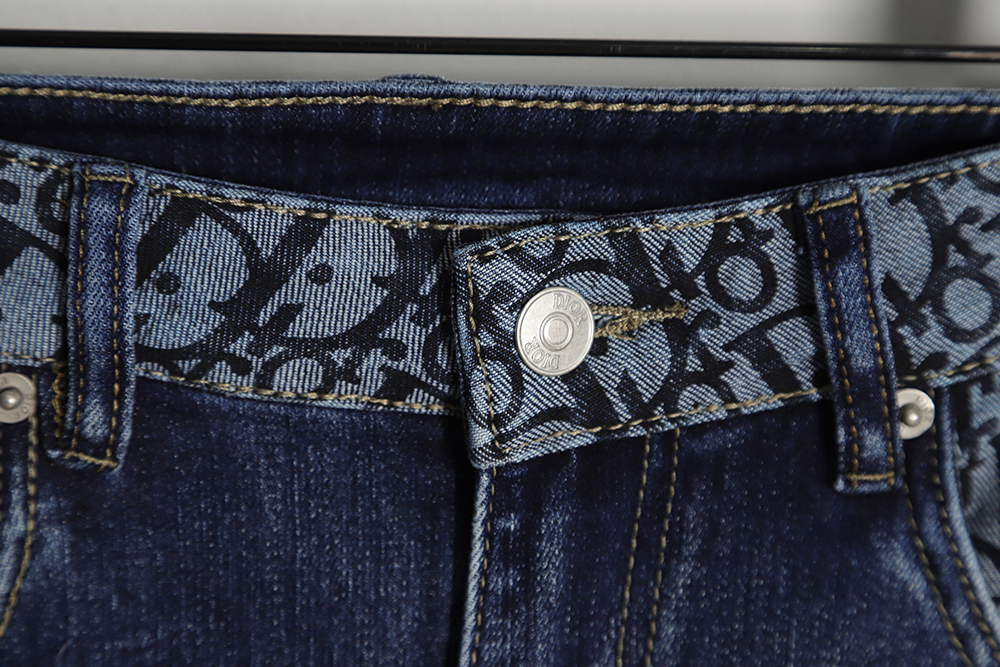 DIOR Pocket all over print LOGO jeans