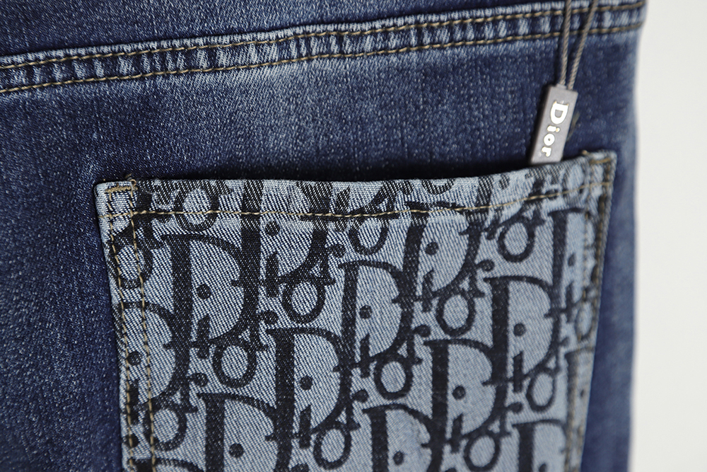 DIOR Pocket all over print LOGO jeans