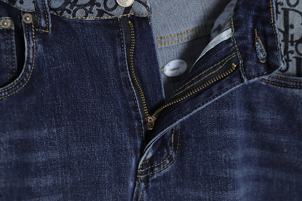 DIOR Pocket all over print LOGO jeans
