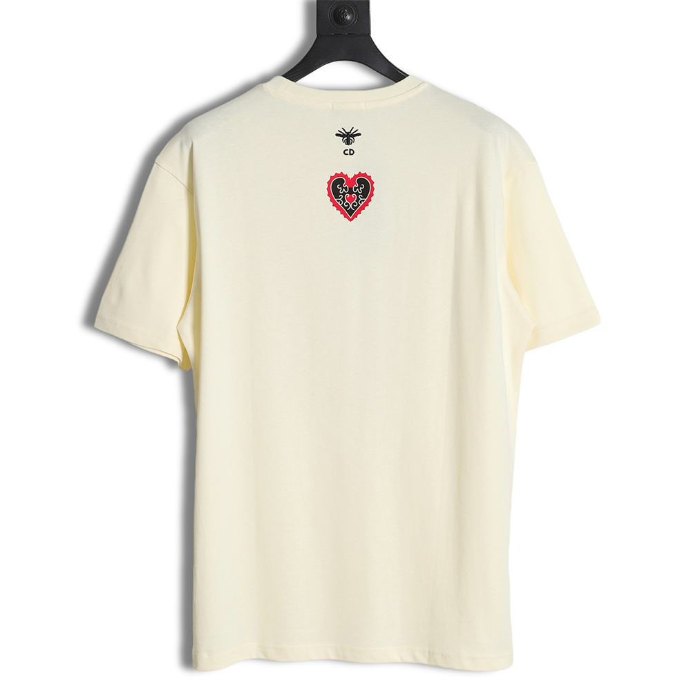 DIOR Valentine's Day limited love logo short sleeves