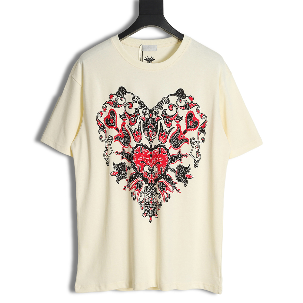 DIOR Valentine's Day limited love logo short sleeves