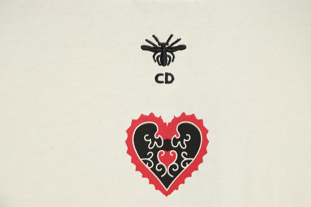 DIOR Valentine's Day limited love logo short sleeves