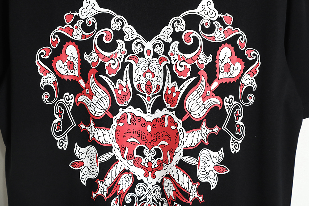 DIOR Valentine's Day limited love logo short sleeve TSK1