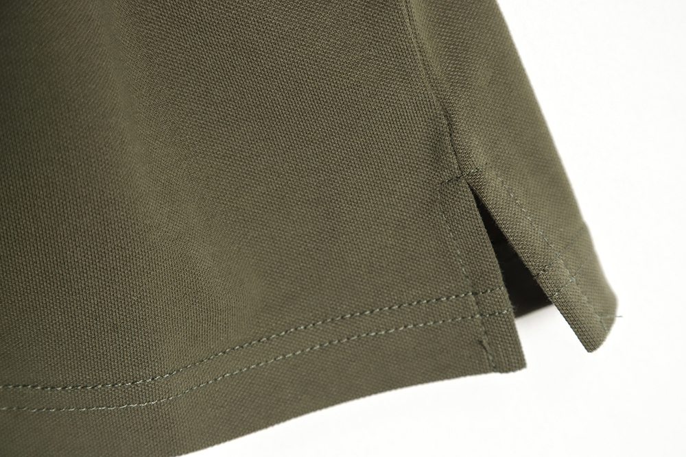 DIOR front and rear patch letter round neck POLO shirt