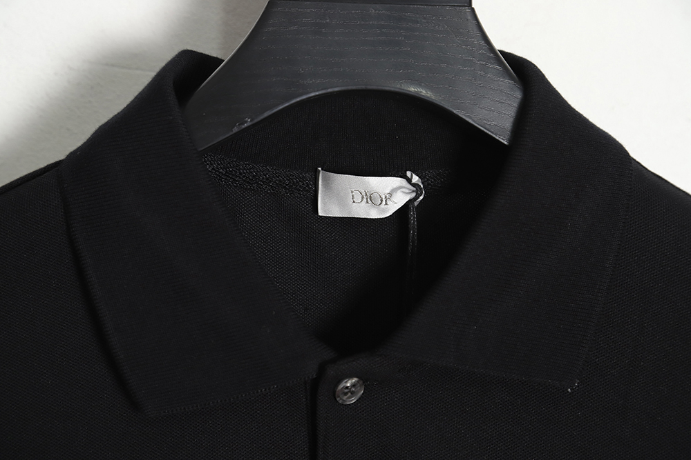 DIOR front and rear patch letter round neck POLO shirt TSK2
