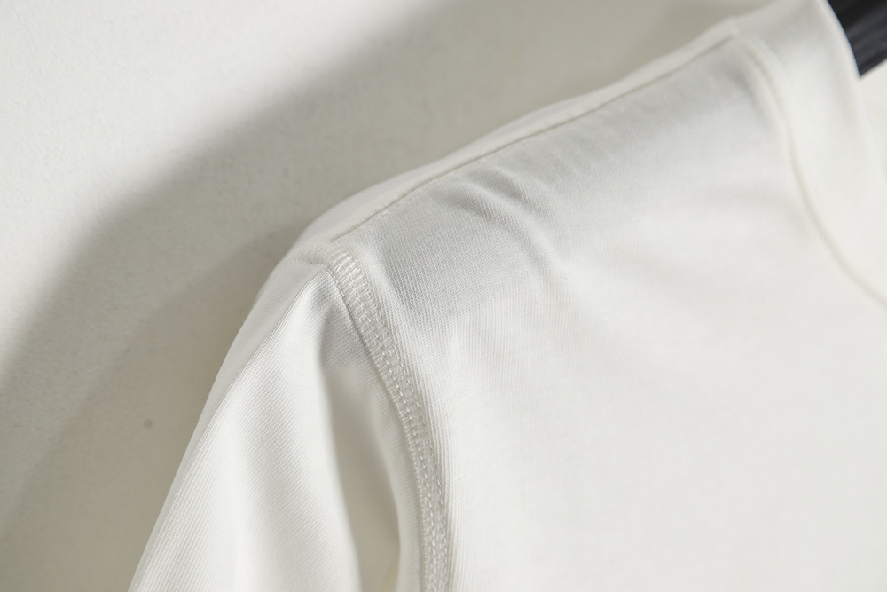Dior 22ss embroidered floral lettering short sleeves