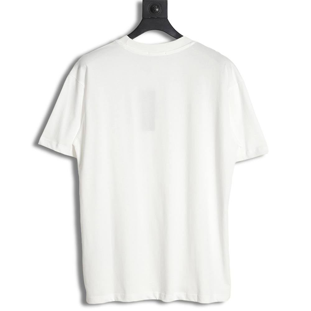 Dior Chest CD Letter Embroidered Short Sleeve T-Shirt