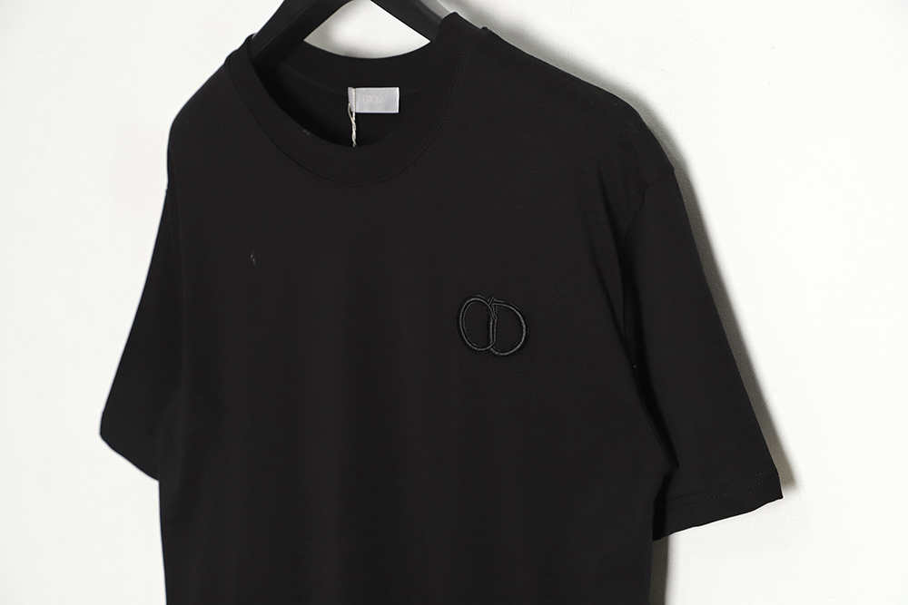 Dior chest CD letter embroidery short-sleeved T-shirt TSK1
