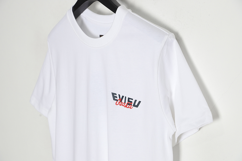 Evisu 23ss Japanese-style Baekkamon flower print T-shirt