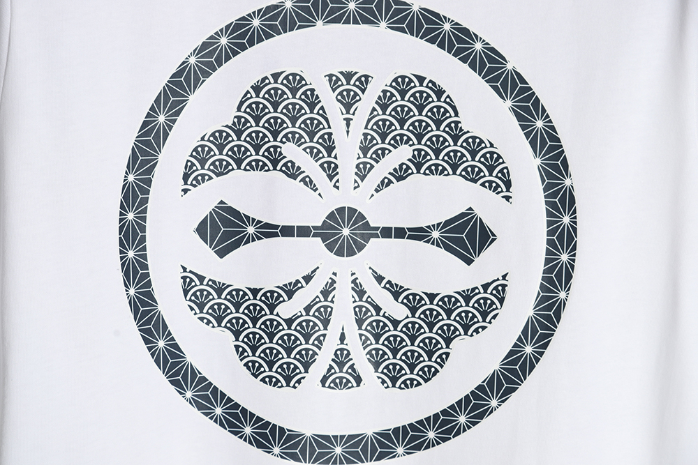 Evisu 23ss Japanese-style Baekkamon flower print T-shirt