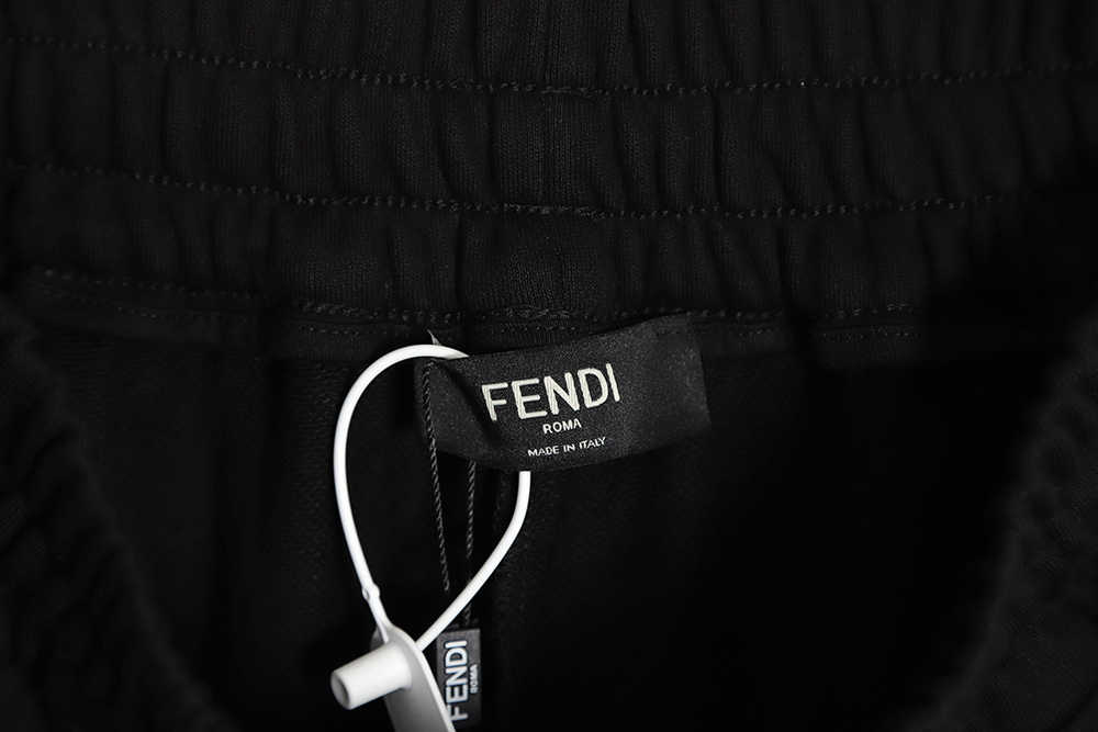 Fendi 23SS all over print paneling shorts
