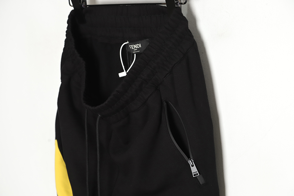 Fendi 23SS all over print paneling shorts