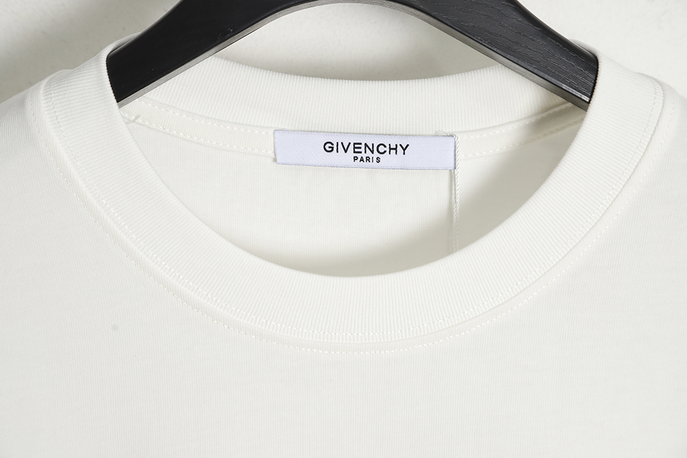 GIVENCHY 23ss catwalk style oil painting brain print short sleeves