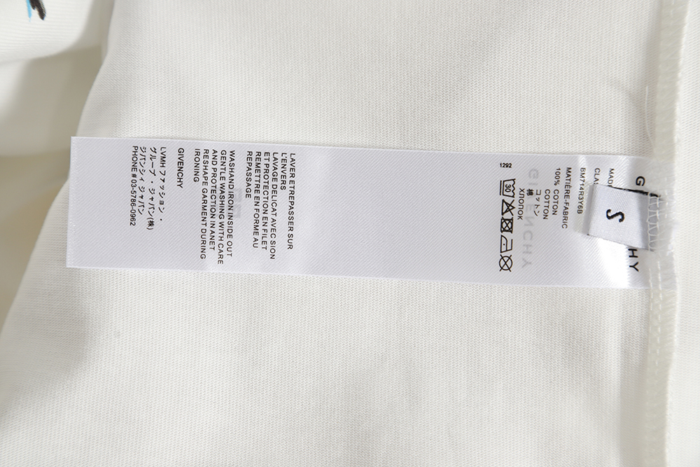 GIVENCHY 23ss catwalk style oil painting brain print short sleeves