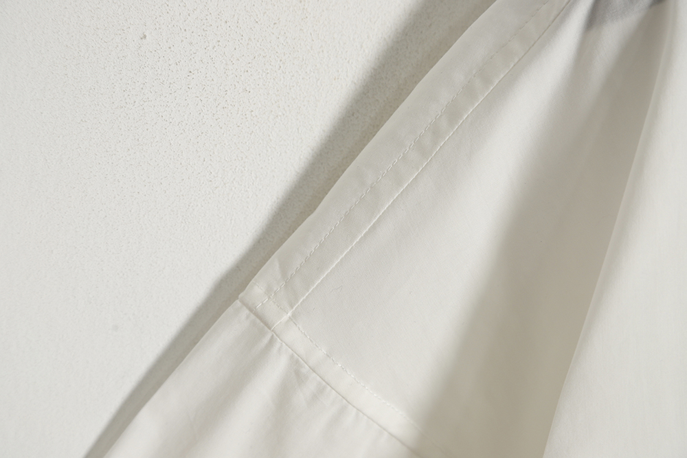JIL SANDER 23SS half-zip lapel short-sleeved shirt