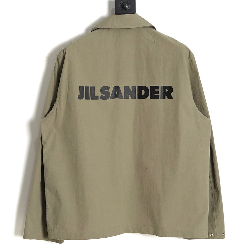 JIL SANDER JS 23SS BACK PRINTED SHIRT JACKET