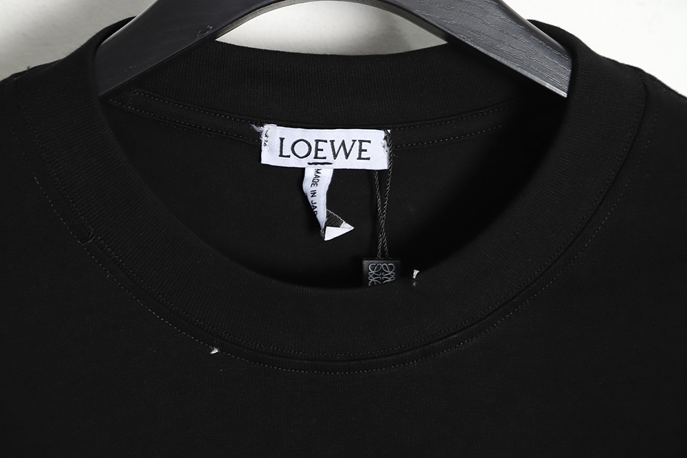 LOEWE mosaic four-leaf clover embroidery short sleeve TSK1