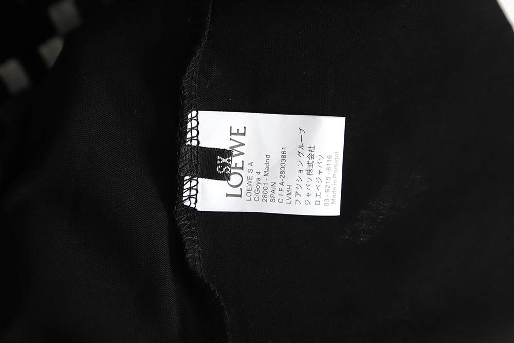 LOEWE mosaic four-leaf clover embroidery short sleeve TSK1