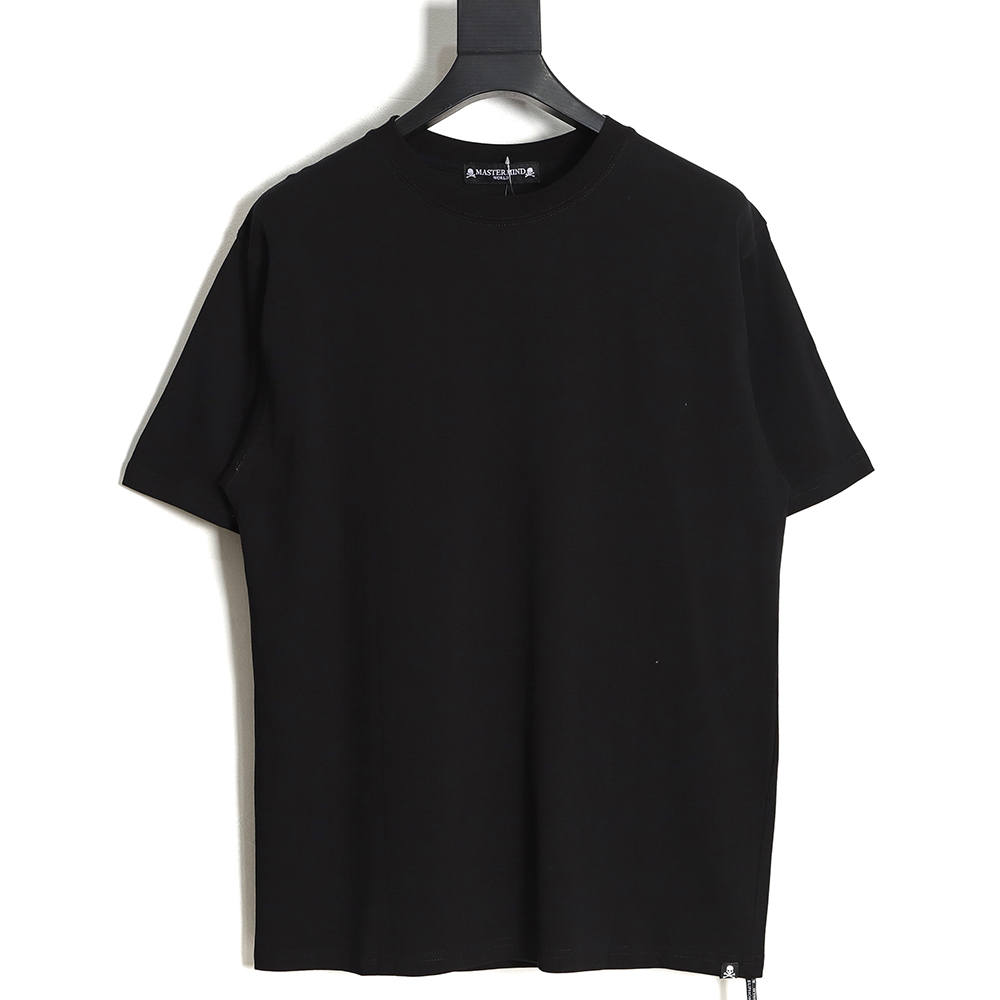 Mastermind Japan MMJ 23SS Gold and Silver Skull Print Short Sleeve T-Shirt