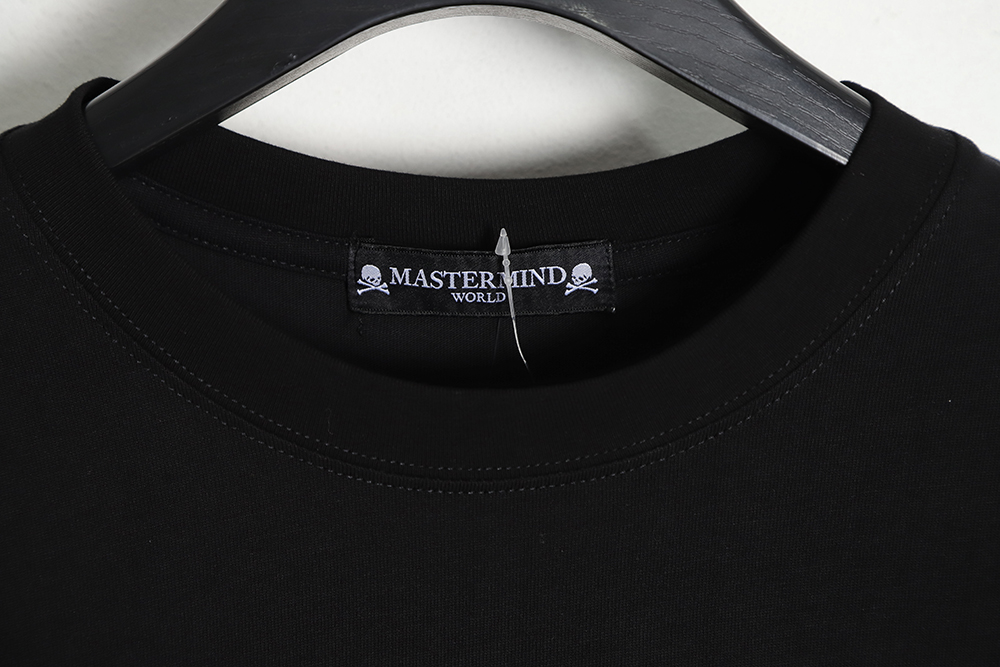 Mastermind Japan MMJ 23SS Gold and Silver Skull Print Short Sleeve T-Shirt