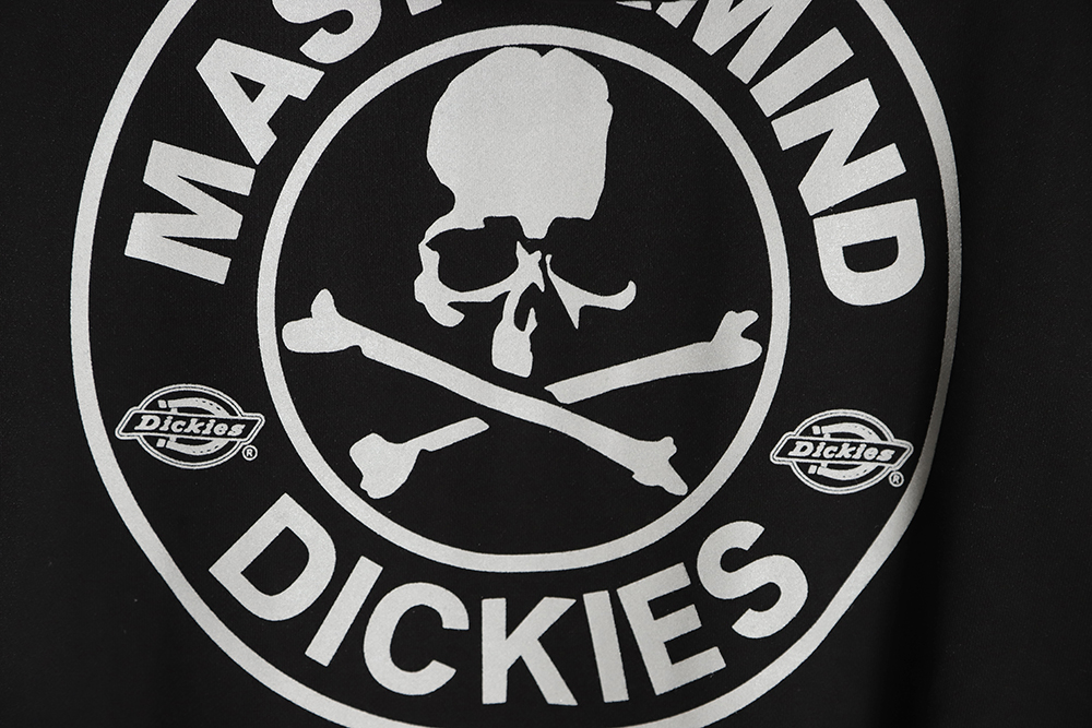 Dickies X MasterMind JAPAN 23ss MMJ joint 3M reflective print logo hoodie