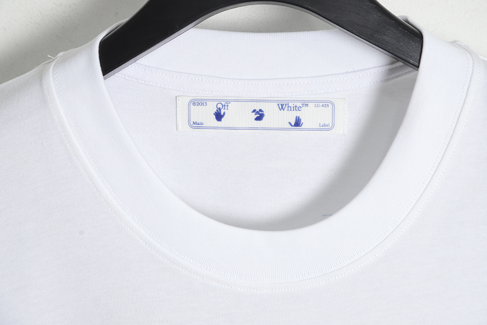 OFF-WHITE OW colorful religious print short sleeves