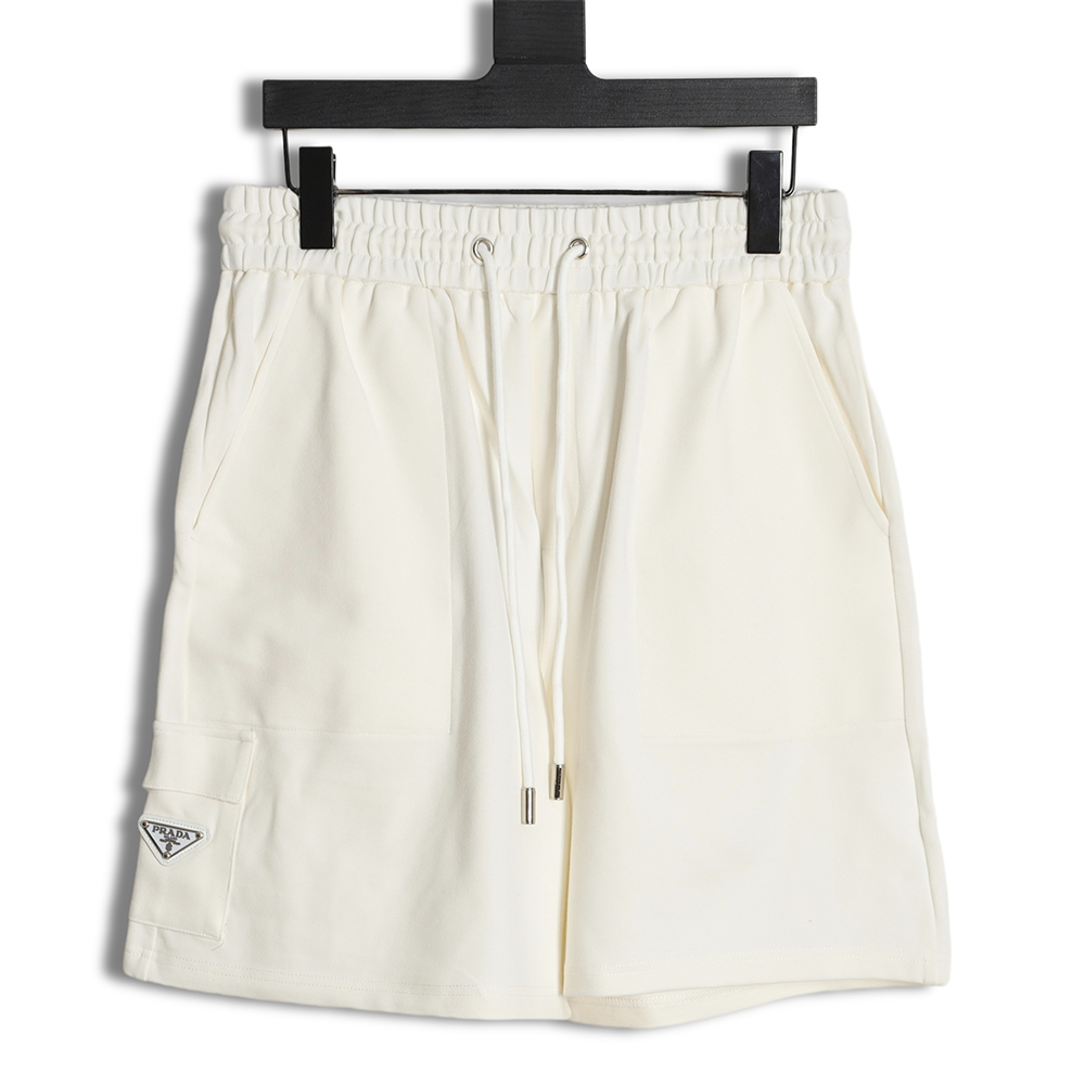 PRADA Triangle side pocket track shorts