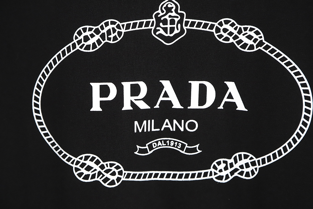 Prada classic print logo short sleeve TSK1
