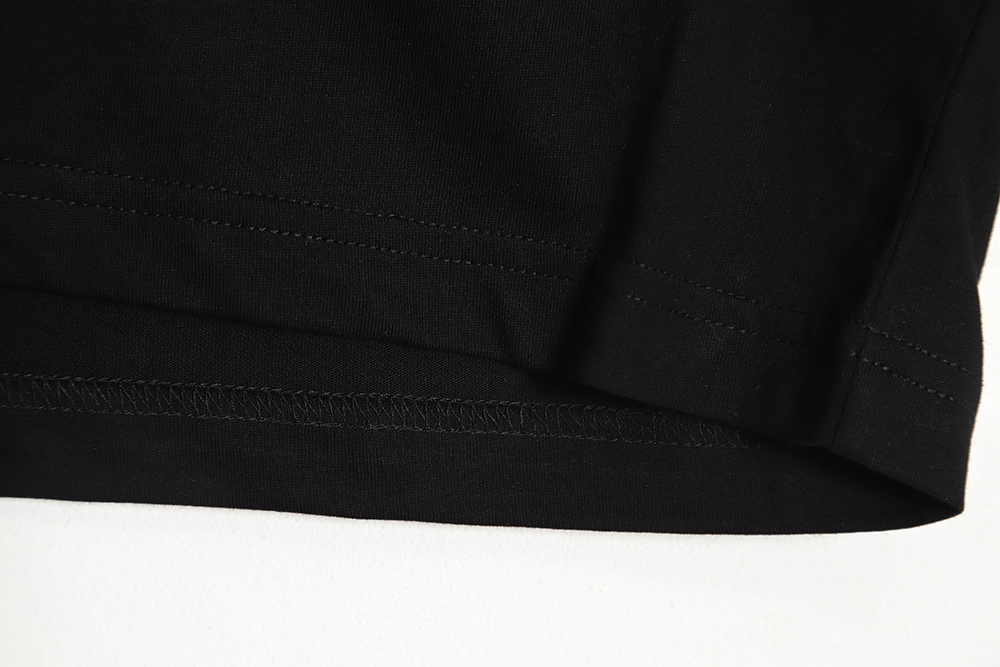 Prada 23SS neckline triangle standard short-sleeved T-shirt TSK1