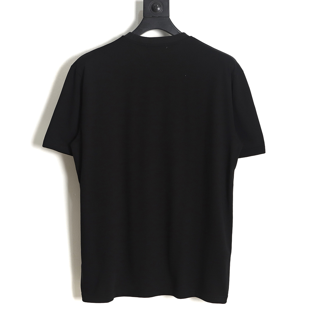PRADA PRD 23SS Triangle rhinestone standard short-sleeved T-shirt TSK1