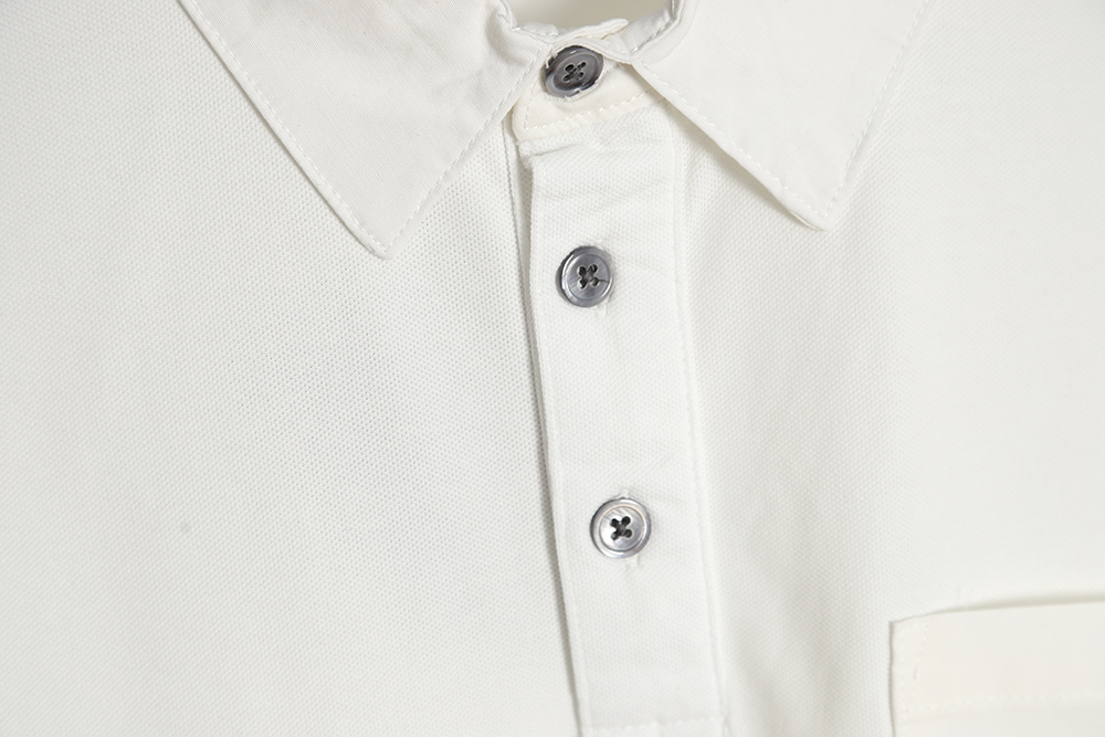 Prada Classic Iron Pocket Logo Short Sleeve POLO Shirt