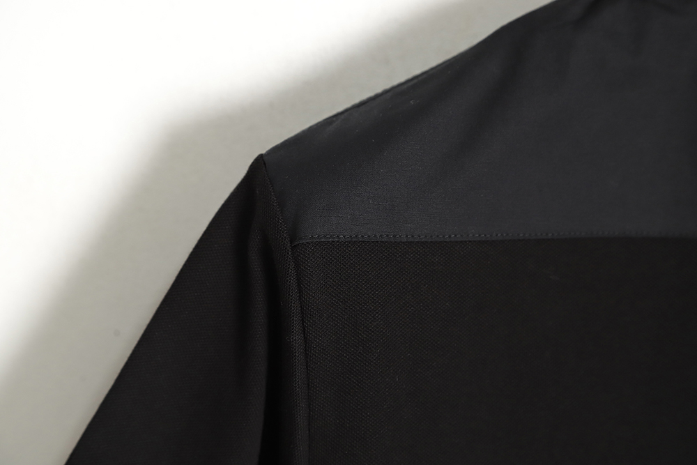 Prada classic iron pocket logo short-sleeved POLO shirt TSK1