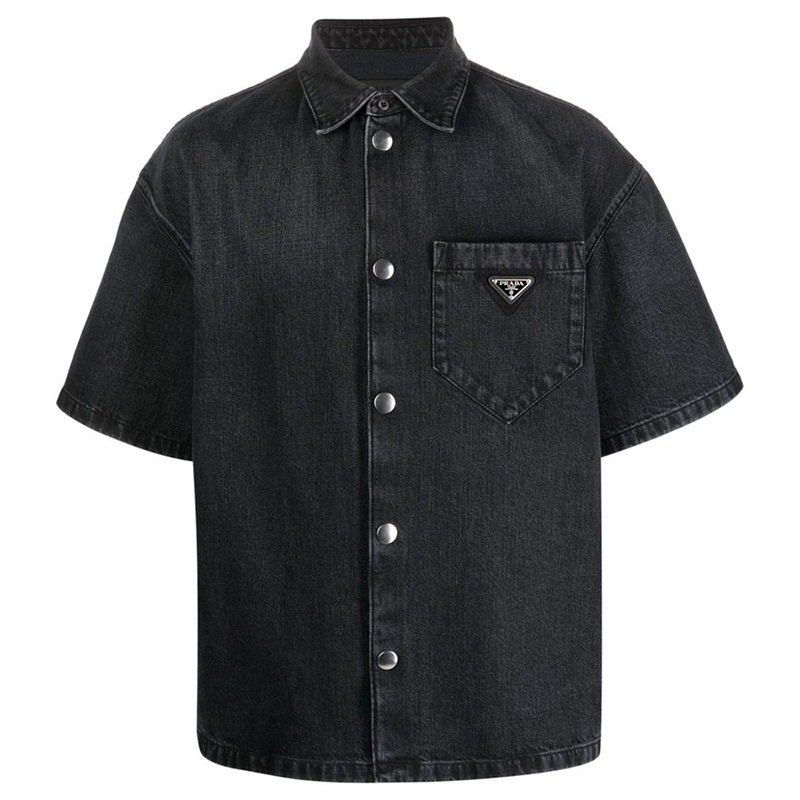 Prada Denim shirt black