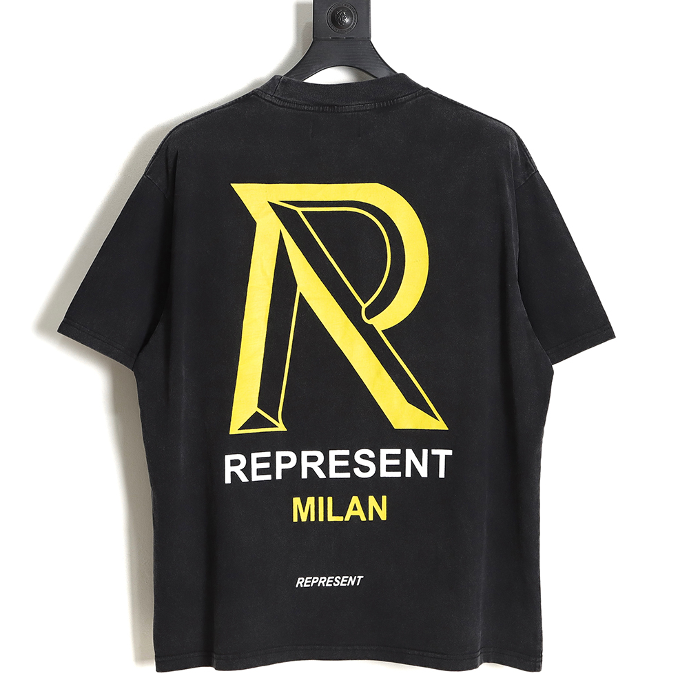 Represent 23SS letter R printed short-sleeved T-shirt TSK1