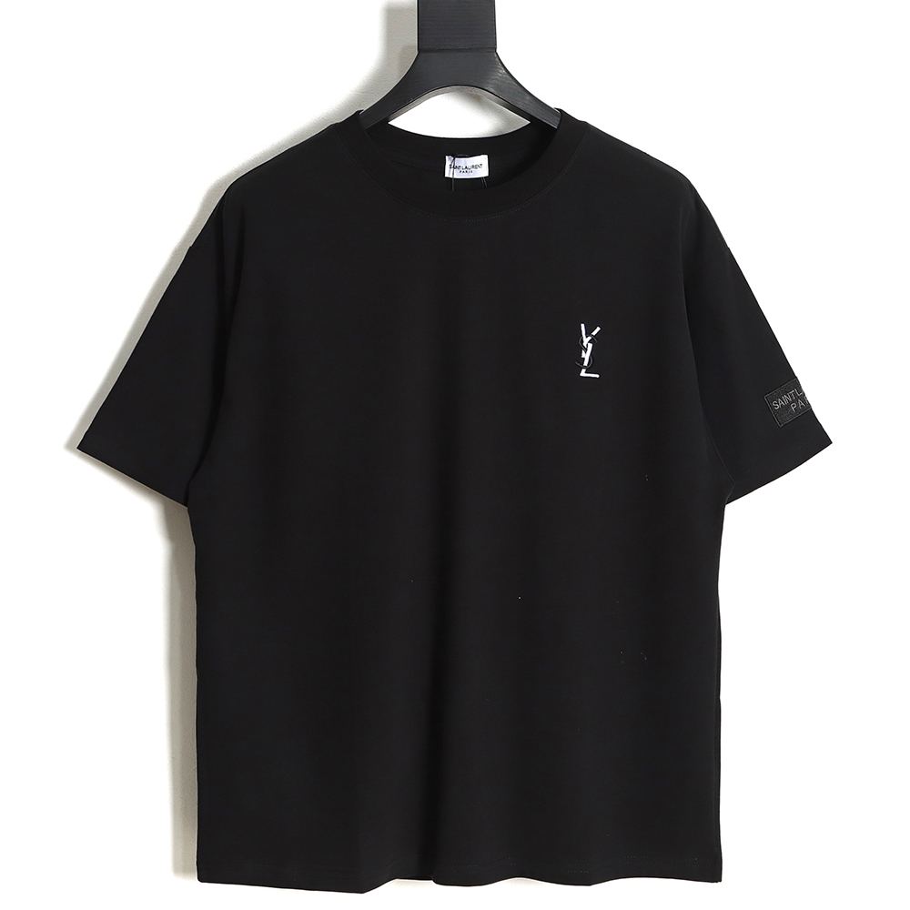 Saint Laurent SLP France limited embroidery short sleeve TSK2